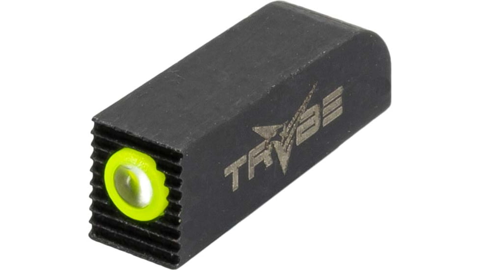 TRYBE Defense High Glow 1-Dot Tritium Night Sights for Glock 17/19/22/23/24/26/27/33/34/35/37/38/39/42/43, Standard, Black, 1DTSG-ST