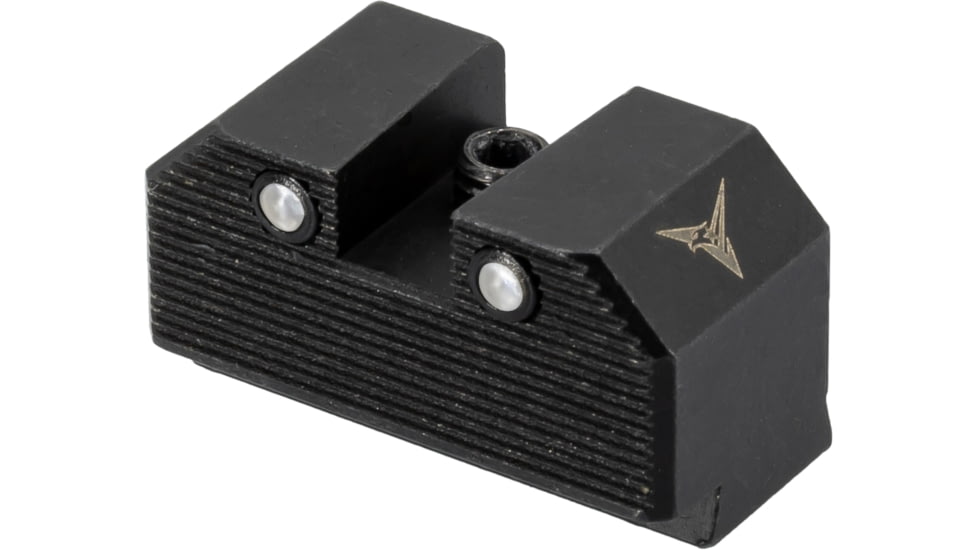 TRYBE Defense High Glow 3-Dot Tritium Night Sights for Glock 17/19/22/23/24/26/27/33/34/35/37/38/39/42/43 P320/P365, Mid, Black, 3DTSG-MD