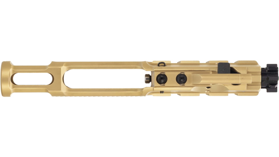 TRYBE Defense Low-Mass AR-15 Complete Bolt Carrier Group, Matte Gold Chrome, BCG556-LMGLD