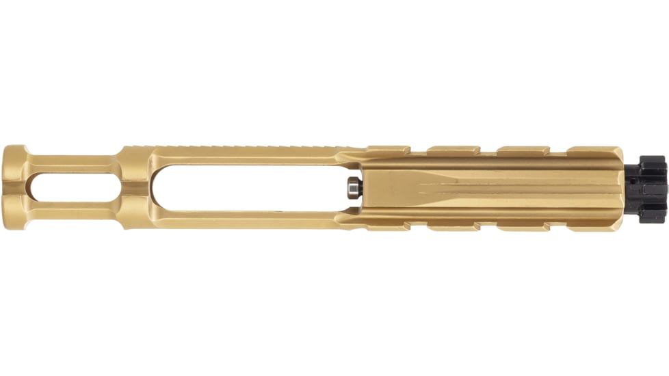 TRYBE Defense Low-Mass AR-15 Complete Bolt Carrier Group, Matte Gold Chrome, BCG556-LMGLD