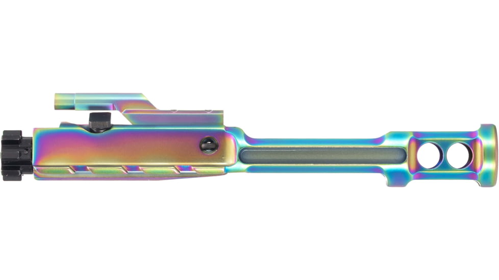 TRYBE Defense Low-Mass AR-15 Complete Bolt Carrier Group, Rainbow PVD, BCG556-LMPVD
