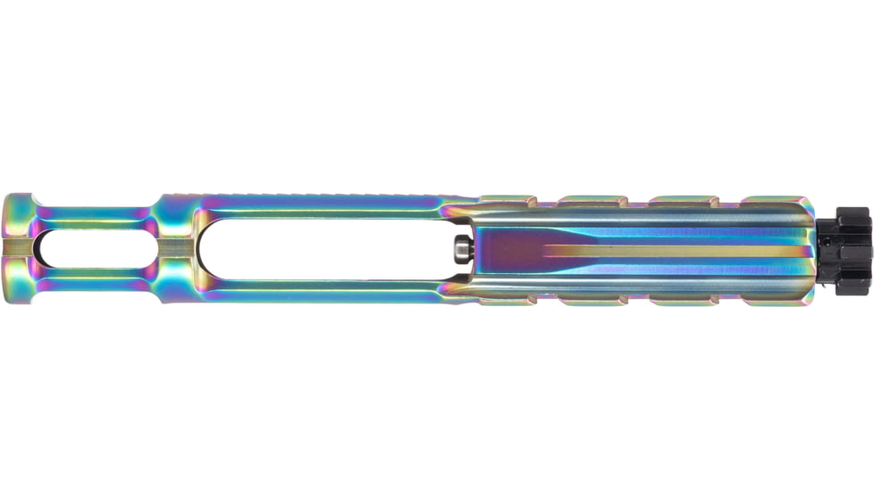 TRYBE Defense Low-Mass AR-15 Complete Bolt Carrier Group, Rainbow PVD, BCG556-LMPVD