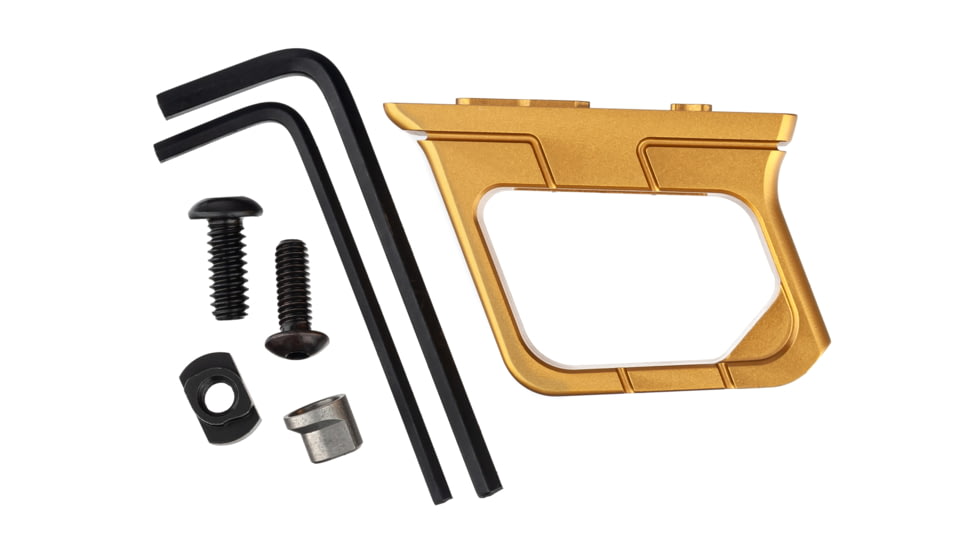 TRYBE Defense M-LOK &amp; Key-Mod Handstop, Gold, HNDSTP1-GLD