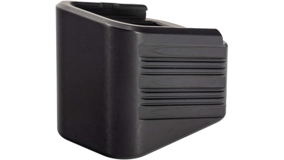 TRYBE Defense Magazine Extension Base Pad, Glock 17/17L/19X/22/34/45, 9mm/.40 S&amp;W, 4/5-Round, Black, MAGEXTG174/5-BK-5RD