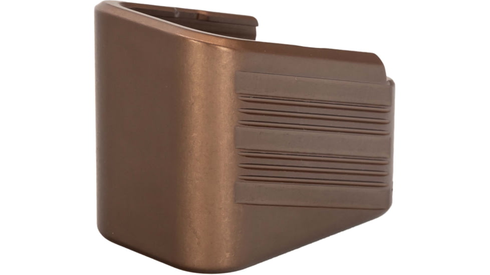 TRYBE Defense Magazine Extension Base Pad, Glock 17/17L/19X/22/34/45, 9mm/.40 S&amp;W, 4/5-Round, FDE, MAGEXTG174/5-FDE-5RD