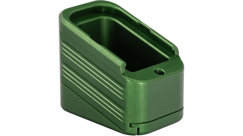 TRYBE Defense Magazine Extension Base Pad, Glock 17/17L/19X/22/34/45, 9mm/.40 S&amp;W, 4/5-Round, ODG, MAGEXTG174/5-ODG-5RD