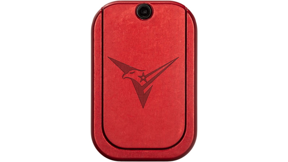 TRYBE Defense Magazine Extension Base Pad, Glock 17/17L/19X/22/34/45, 9mm/.40 S&amp;W, 4/5-Round, Red, MAGEXTG174/5-RD-5RD