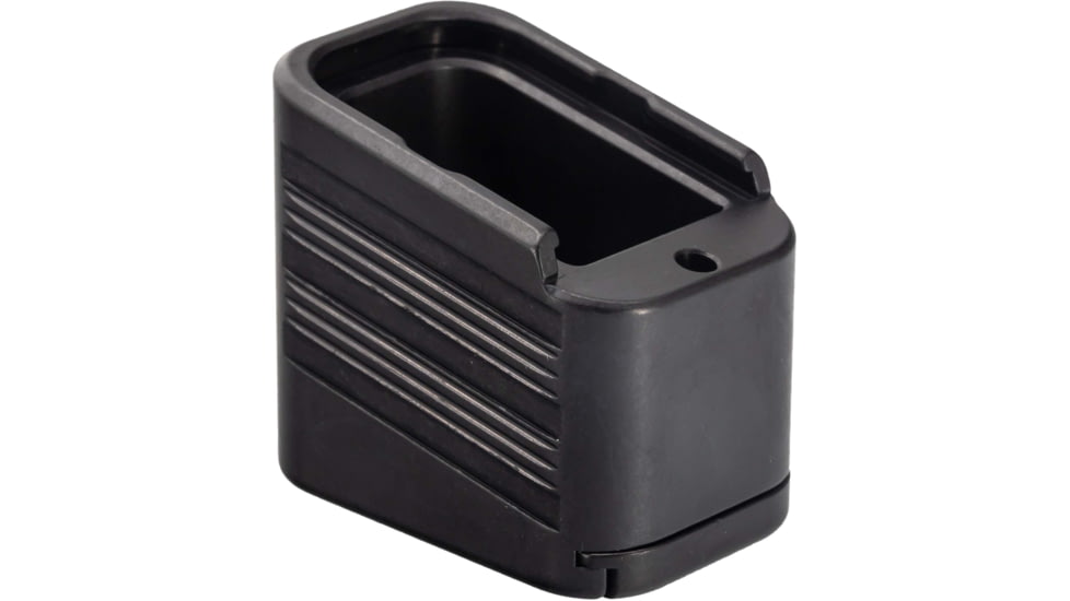 TRYBE Defense Magazine Extension Base Pad, Glock 19/23/26/27, 9mm/.40 S&amp;W, 4/5-Round, Black, MAGEXTG194/5-BK-5RD