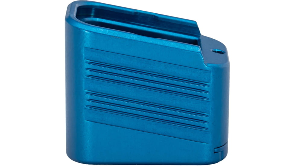 TRYBE Defense Magazine Extension Base Pad, Glock 19/23/26/27, 9mm/.40 S&amp;W, 4/5-Round, Blue, MAGEXTG194/5-BL-5RD