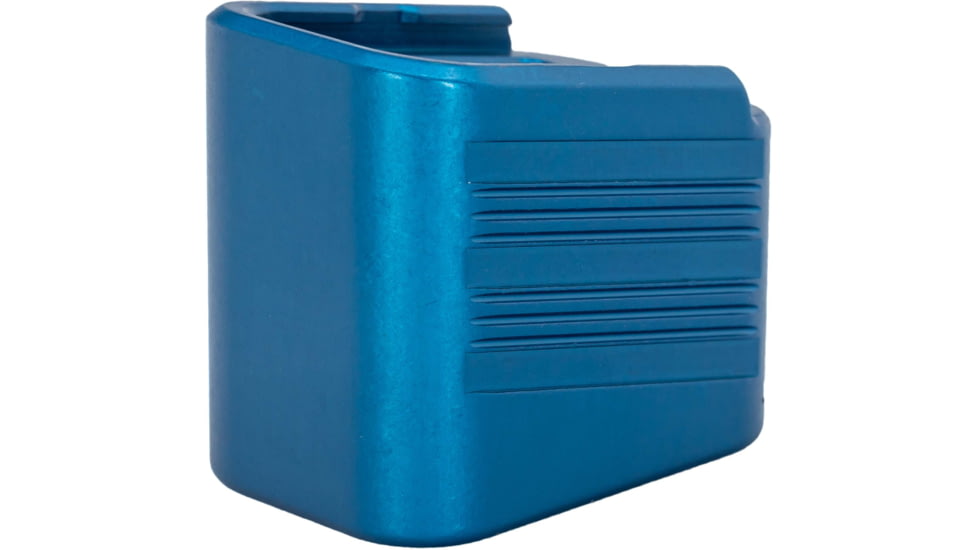 TRYBE Defense Magazine Extension Base Pad, Glock 19/23/26/27, 9mm/.40 S&amp;W, 4/5-Round, Blue, MAGEXTG194/5-BL-5RD