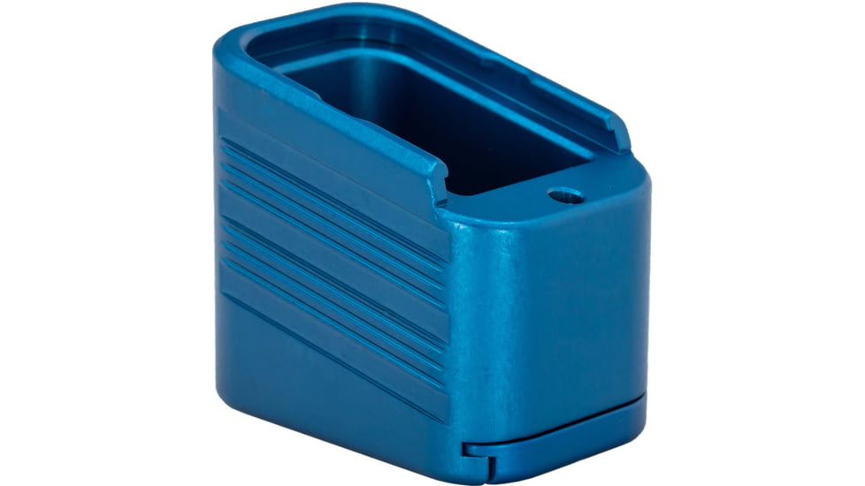 TRYBE Defense Magazine Extension Base Pad, Glock 19/23/26/27, 9mm/.40 S&amp;W, 4/5-Round, Blue, MAGEXTG194/5-BL-5RD