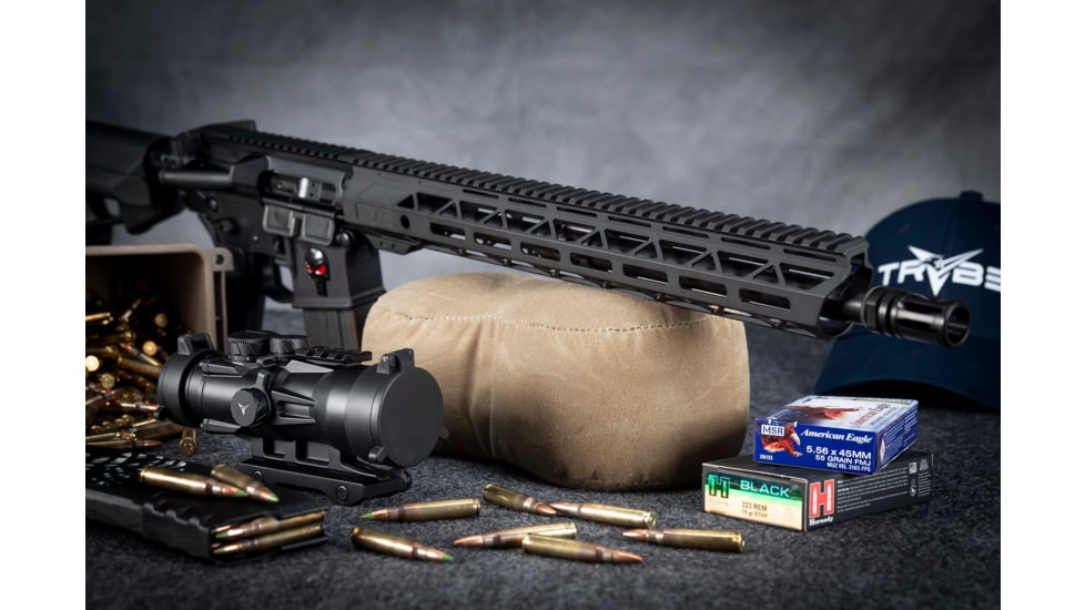 TRYBE Defense Magnite AR-15 5.56x45mm NATO 16in Complete Upper Receiver, Rifle Length, 1-8, 1/2x28, Black, UPPER16556-V2