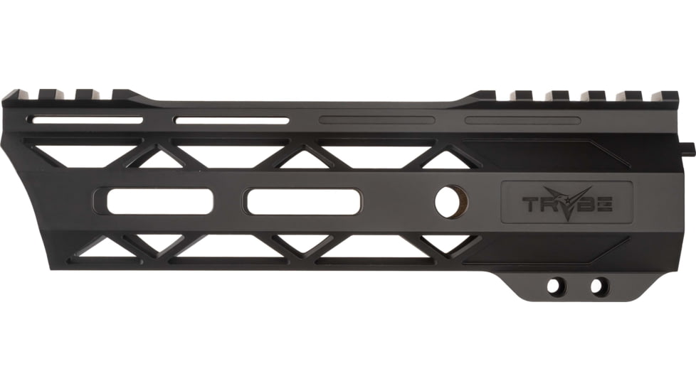 TRYBE Defense Magnite Go Fast Ultra Lightweight Handguard, Cut Top Rail, M-LOK, Black, 7in, MGHDG-V2-7CR-BL