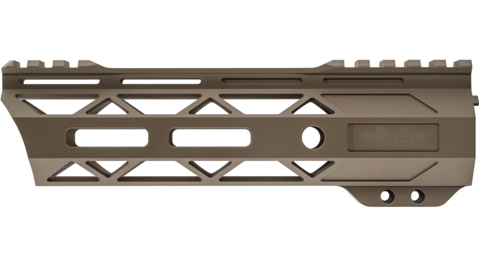 TRYBE Defense Magnite Go Fast Ultra Lightweight Handguard, Cut Top Rail, M-LOK, FDE, 7in, MGHDG-V2-7CR-FDE