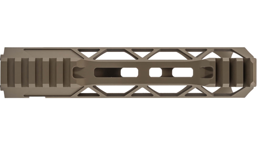 TRYBE Defense Magnite Go Fast Ultra Lightweight Handguard, Cut Top Rail, M-LOK, FDE, 7in, MGHDG-V2-7CR-FDE