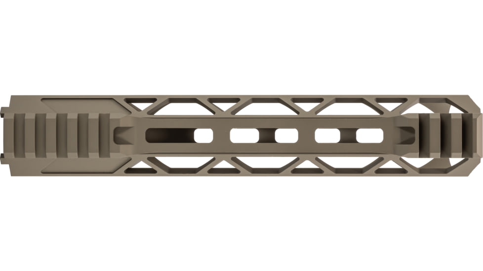 TRYBE Defense Magnesium Alloy Go Fast Ultra Lightweight Handguard, Cut Top Rail, M-LOK, FDE, 9in, MGHDG-V2-9CR-FDE
