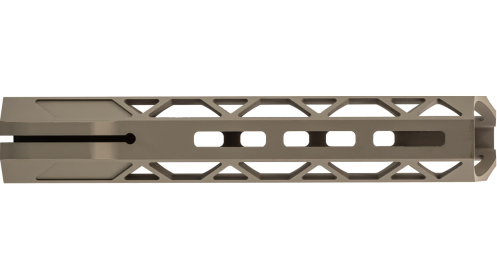 TRYBE Defense Magnesium Alloy Go Fast Ultra Lightweight Handguard, Cut Top Rail, M-LOK, FDE, 9in, MGHDG-V2-9CR-FDE