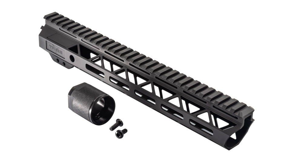 TRYBE Defense Magnite Go Fast Ultra Lightweight Handguard, Full Top Rail, M-LOK, Black, 12in, MGHDG-V2-12FR-BL