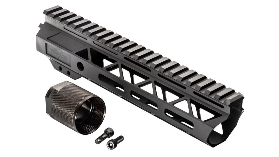 TRYBE Defense Magnite Go Fast Ultra Lightweight Handguard, Full Top Rail, M-LOK, Black, 9in, MGHDG-V2-9FR-BL