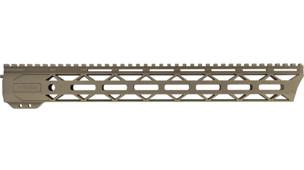TRYBE Defense Magnite Go Fast Ultra Lightweight Handguard, Full Top Rail, M-LOK, FDE, 15in, MGHDG-V2-15FR-FDE