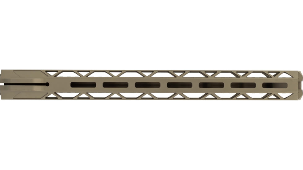 TRYBE Defense Magnite Go Fast Ultra Lightweight Handguard, Full Top Rail, M-LOK, FDE, 15in, MGHDG-V2-15FR-FDE