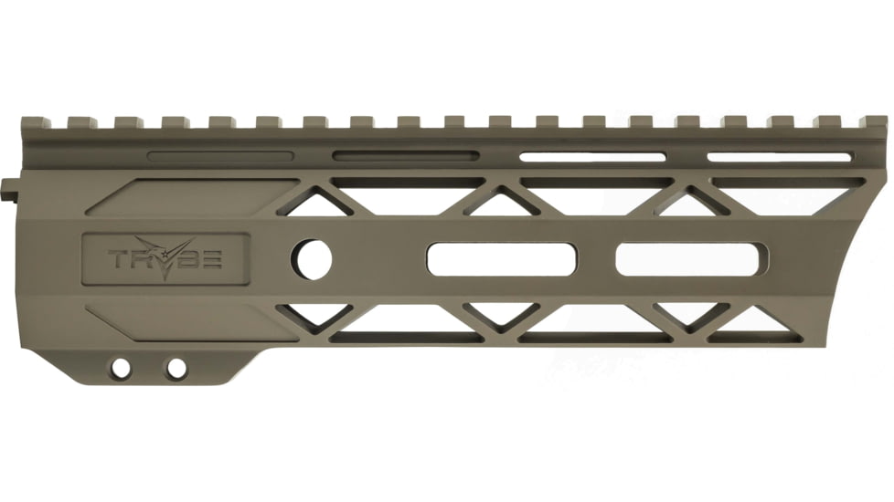 TRYBE Defense Magnite Go Fast Ultra Lightweight Handguard, Full Top Rail, M-LOK, FDE, 7in, MGHDG-V2-7FR-FDE