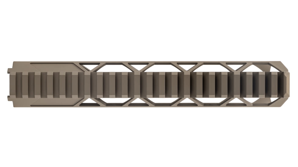 TRYBE Defense Magnite Go Fast Ultra Lightweight Handguard, Full Top Rail, M-LOK, FDE, 9in, MGHDG-V2-9FR-FDE