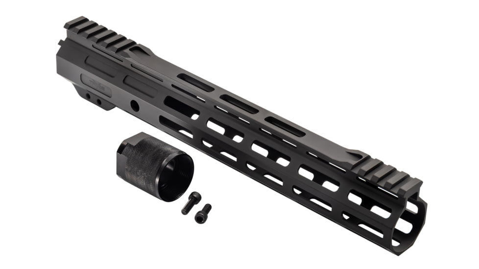 TRYBE Defense Magnite Ultra Function Lightweight Handguard, Cut Top Rail, M-LOK, Black, 12in, MGHDG-V1-12CR-BL