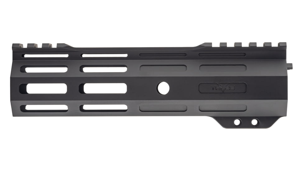 TRYBE Defense Magnite Ultra Function Lightweight Handguard, Cut Top Rail, M-LOK, Black, 7in, MGHDG-V1-7CR-BL