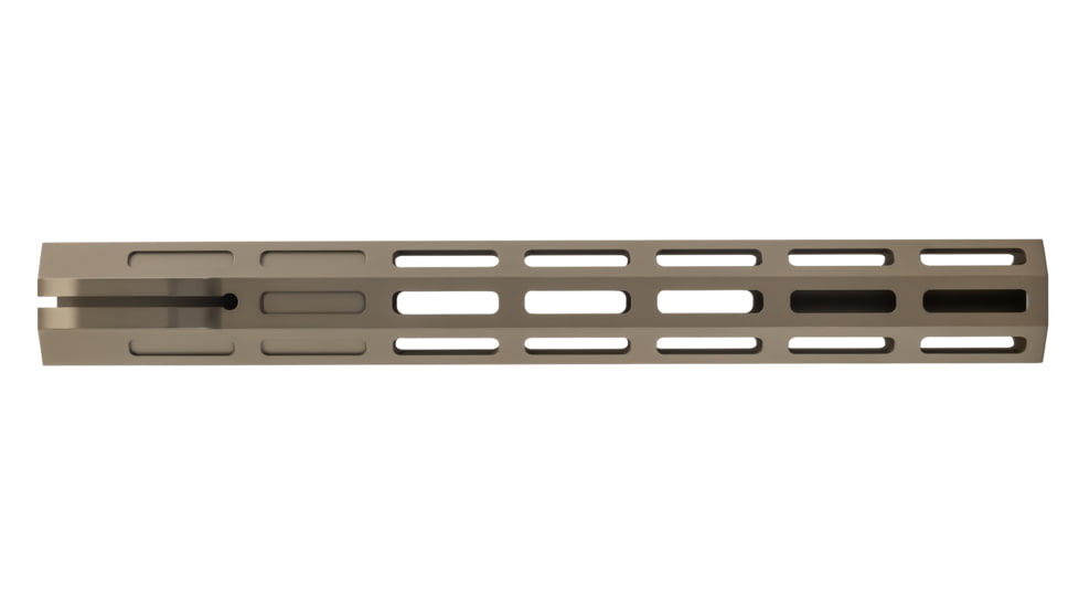 TRYBE Defense Magnite Ultra Function Lightweight Handguard, Cut Top Rail, M-LOK, FDE, 12in, MGHDG-V1-12CR-FDE