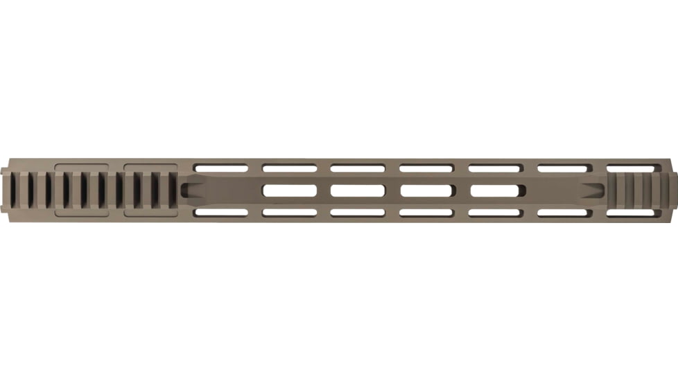 TRYBE Defense Magnite Ultra Function Lightweight Handguard, Cut Top Rail, M-LOK, FDE, 15in, MGHDG-V1-15CR-FDE
