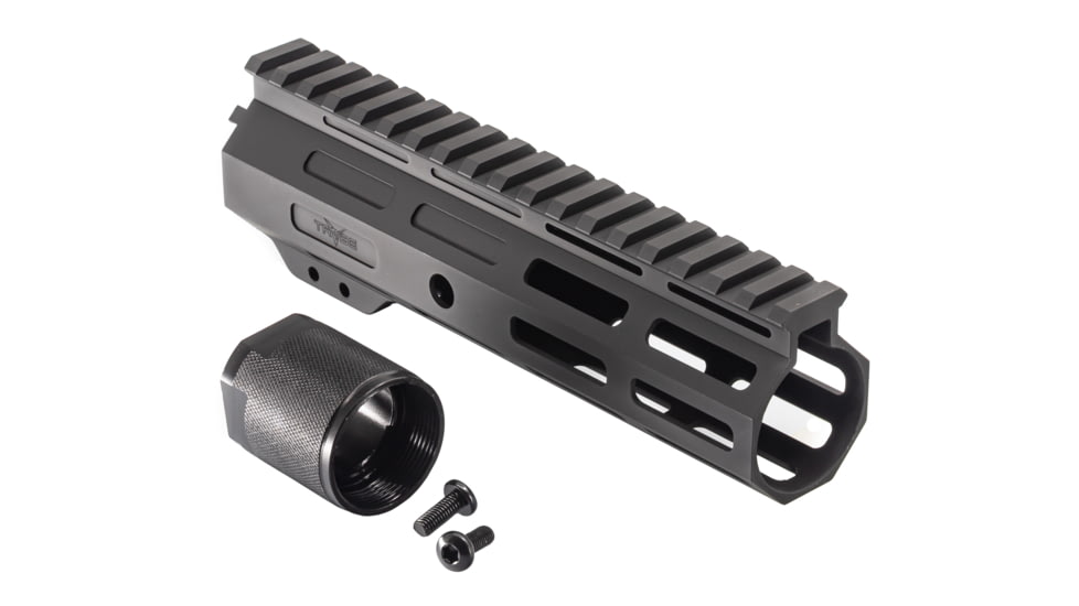 TRYBE Defense Magnite Ultra Function Lightweight Handguard, Full Top Rail, M-LOK, Black, 7in, MGHDG-V1-7FR-BL