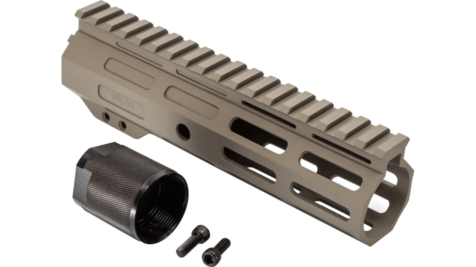 TRYBE Defense Magnite Ultra Function Lightweight Handguard, Full Top Rail, M-LOK, FDE, 7in, MGHDG-V1-7FR-FDE