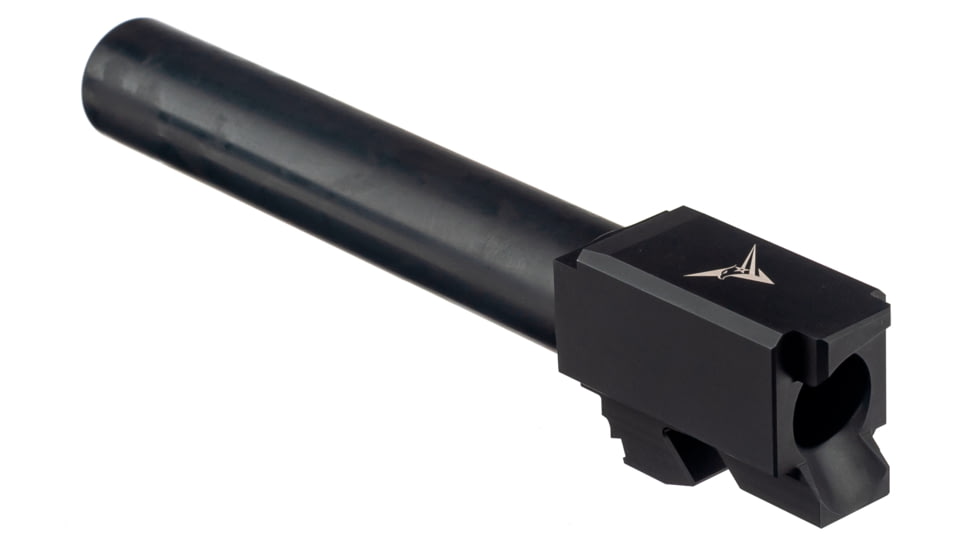 TRYBE Defense Match Grade Non Threaded Pistol Barrel, 9mm Luger, Glock 17, Nitride Black, PBG17-BN