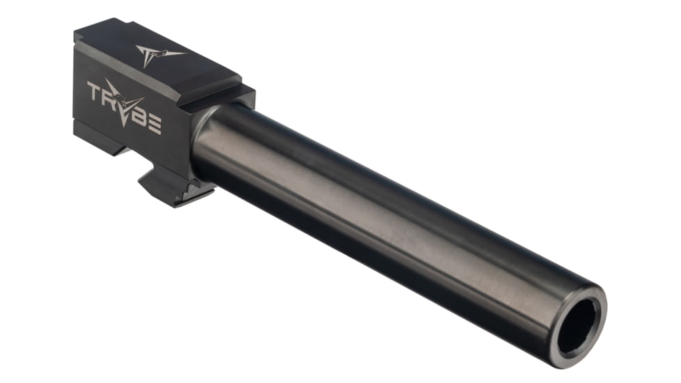 TRYBE Defense Match Grade Non Threaded Pistol Barrel, 9mm Luger, Glock 17, DLC Titanium, PBG17-DLC