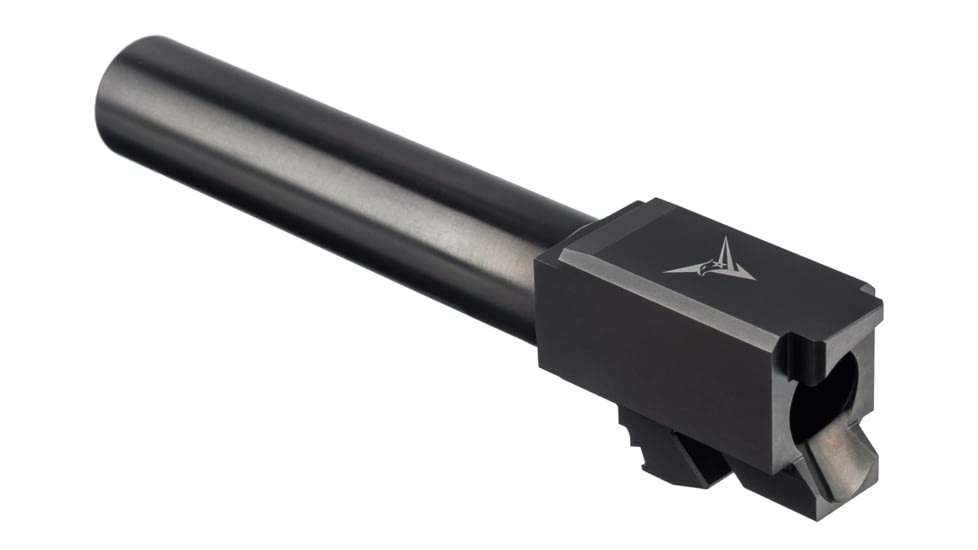 TRYBE Defense Match Grade Non Threaded Pistol Barrel, 9mm Luger, Glock 19/Glock 19X, DLC Titanium, PBG19-DLC