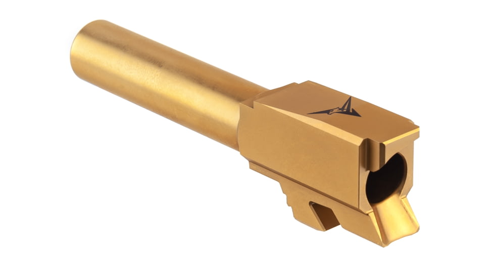 TRYBE Defense Match Grade Non Threaded Pistol Barrel, Glock 43/43X, Gold TIN, PBG43-TIN