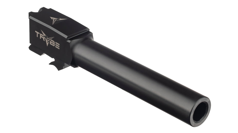 TRYBE Defense Match Grade Non Threaded Pistol Barrel, S&amp;W M&amp;P 9mm 4.25in 2.0, Black Nitride, PBSWMP425-BN