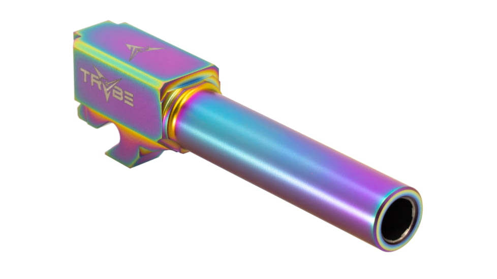 TRYBE Defense Match Grade Non-Threaded Pistol Barrel, Sig Sauer P320, 9mm Luger, Chameleon, PBSIG320-CML