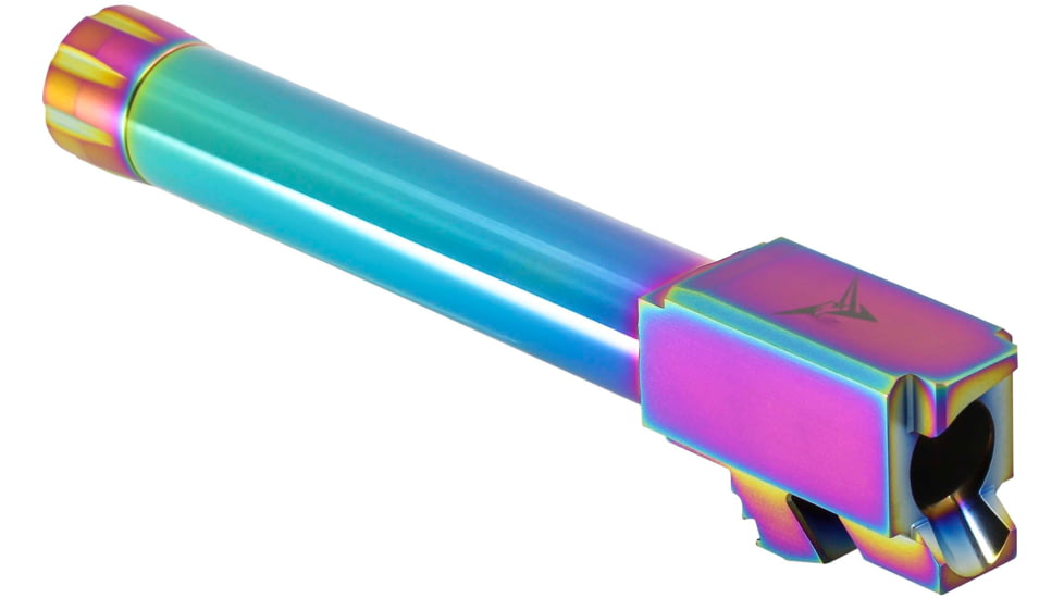 TRYBE Defense Match Grade Threaded Pistol Barrel, Glock 19/19x, 9mm Luger, 1/2x28, Chameleon, TPBG19-CML