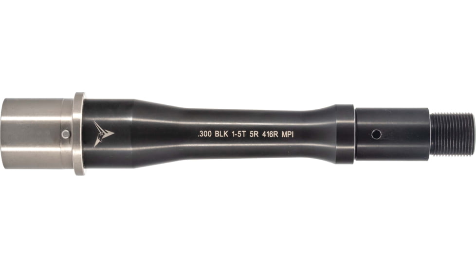 TRYBE Defense Match Series AR-15 .300 AAC Blackout Threaded Barrel, 6 in, Balance Profile, 1/5 Twist, 5/8x25, Black Nitride, TRB-15B35P6NGQ-5R-NP3