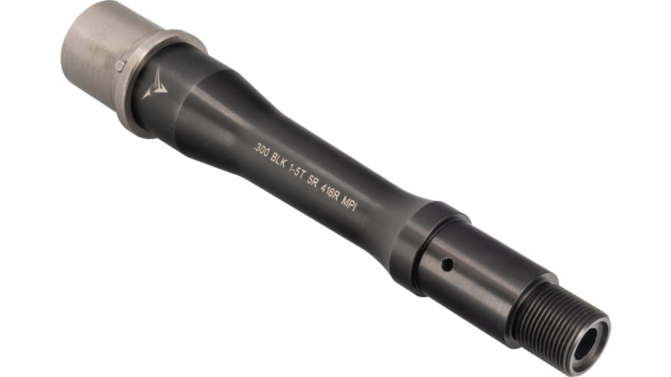TRYBE Defense Match Series AR-15 .300 AAC Blackout Threaded Barrel, 6 in, Balance Profile, 1/5 Twist, 5/8x25, Black Nitride, TRB-15B35P6NGQ-5R-NP3