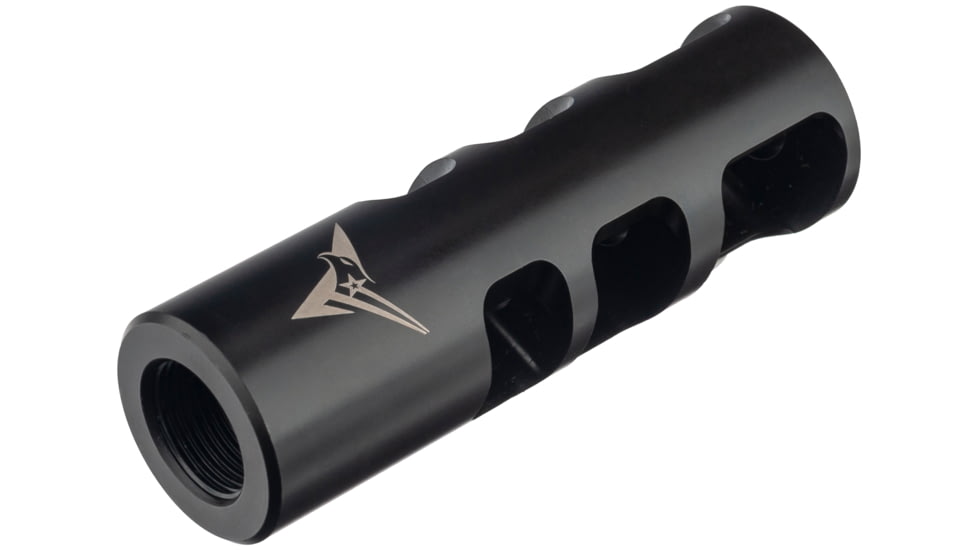TRYBE Defense Muzzle Brake .223/5.56 Caliber, 1/2x28, Black, TRBDMZBK20-BK