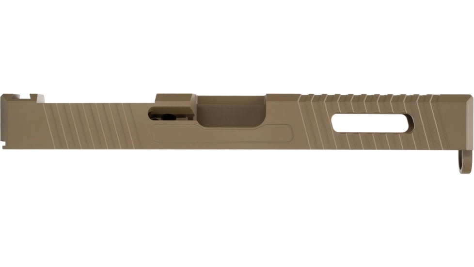 TRYBE Defense Pistol Slide, Glock 17, Gen 3, DeltaPoint Pro Cut, FDE Cerakote, SLDG17G3DP-FDE