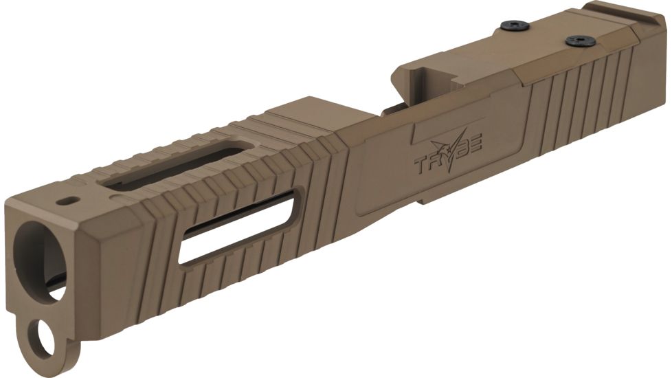 TRYBE Defense Pistol Slide, Glock 17, Gen 3, RMR Cut, FDE Cerakote, SLDG17G3RMR-FDE