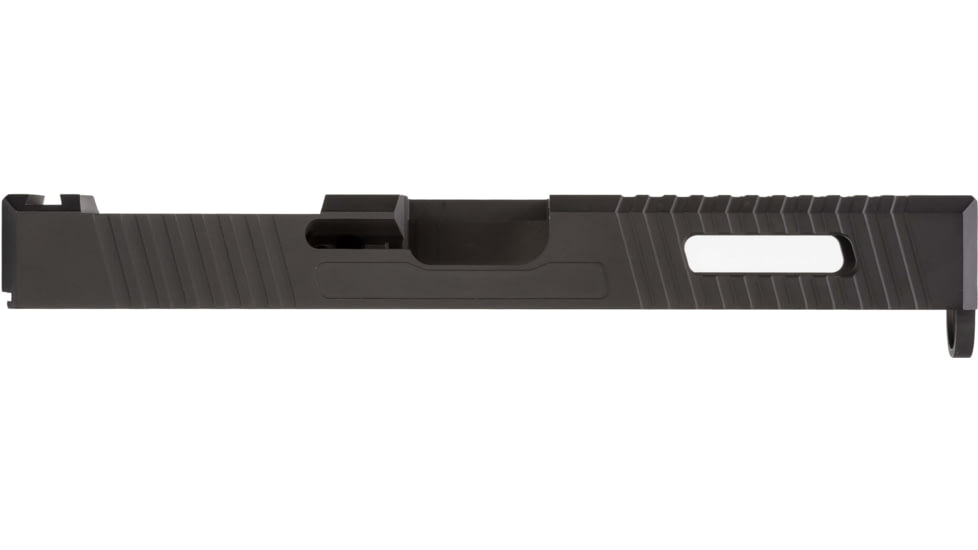 TRYBE Defense Pistol Slide, Glock 17, Gen 3, Venom Cut, Black, SLDG17G3VNM-BN