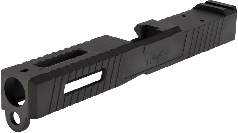 TRYBE Defense Pistol Slide, Glock 17, Gen 3, Venom Cut, Black, SLDG17G3VNM-BN