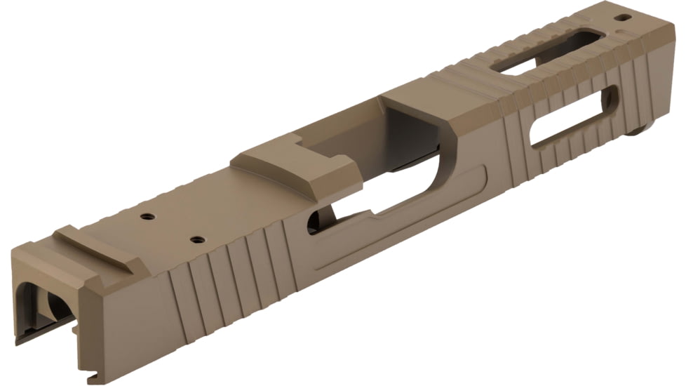 TRYBE Defense Pistol Slide, Glock 17, Gen 3, Venom Cut, FDE Cerakote, SLDG17G3VNM-FDE
