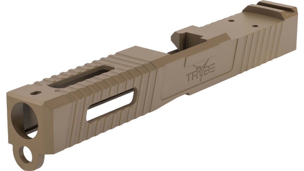 TRYBE Defense Pistol Slide, Glock 17, Gen 3, Venom Cut, FDE Cerakote, SLDG17G3VNM-FDE