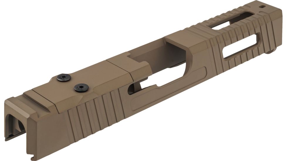 TRYBE Defense Pistol Slide, Glock 17, Gen 3, Viper Cut, FDE Cerakote, SLDG17G3VPR-FDE